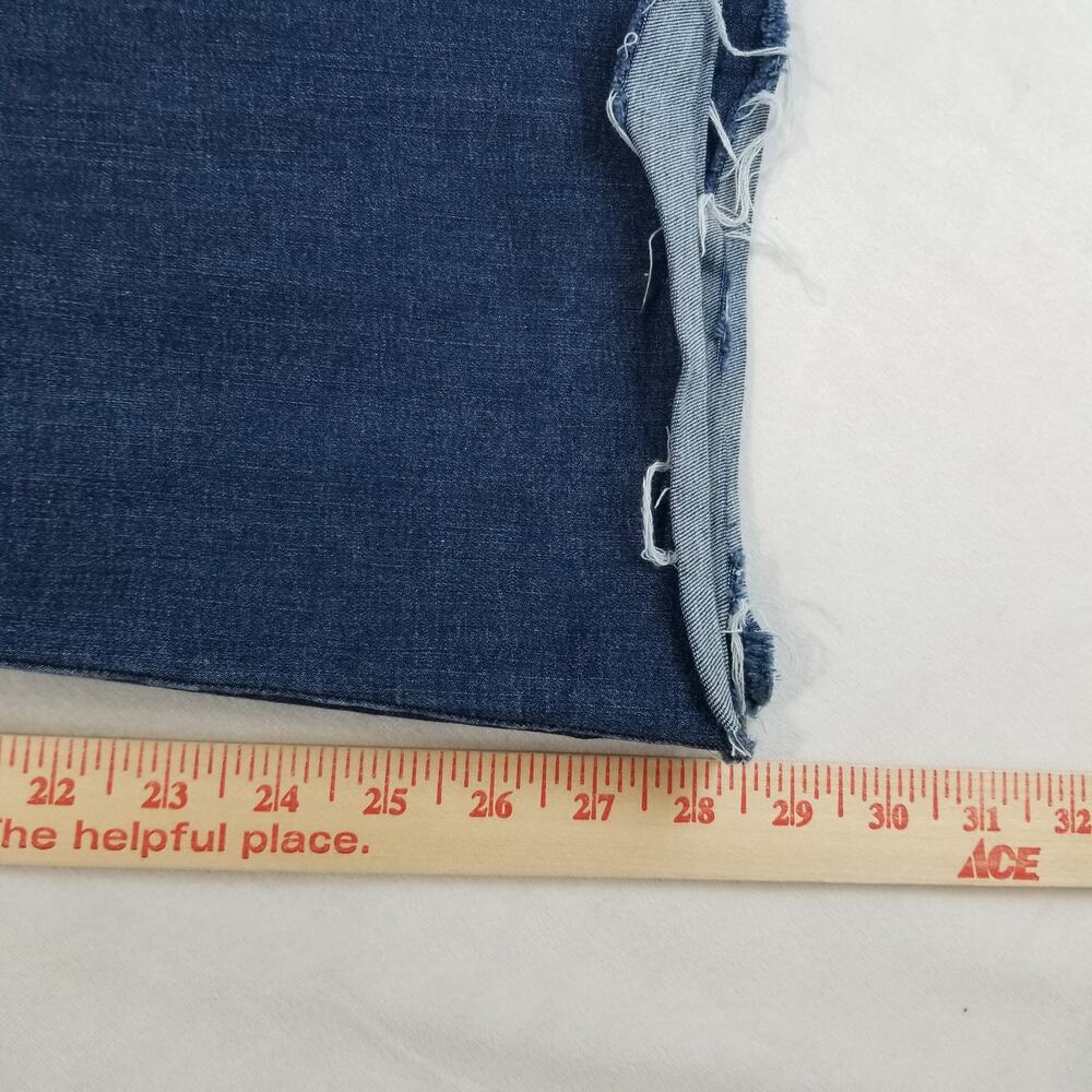 Spanx Shape Jeans Size XL Petite 20327Q Everywhere Flare Raw Hem Midnight Shade - Picture 9 of 10